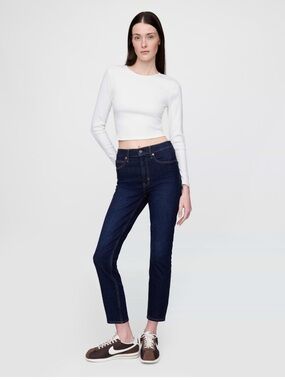 GAP Vintage Slim High Rise Jeans Sz 8 Tall